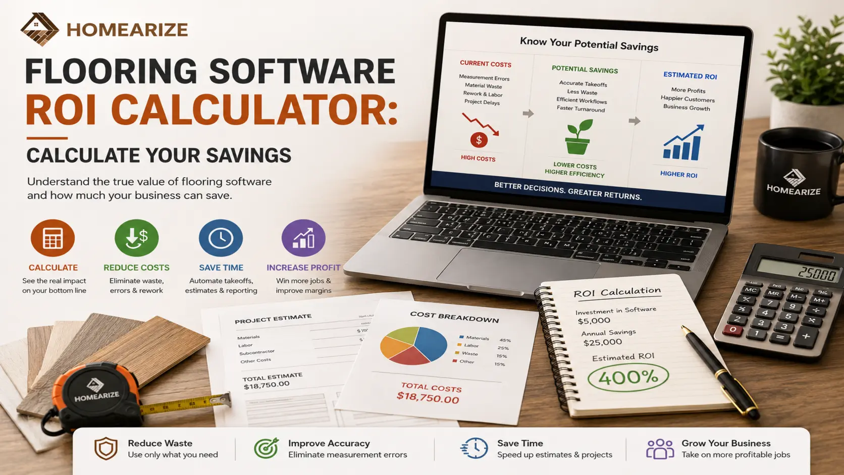 Flooring Software ROI Calculator: Calculate Your Savings