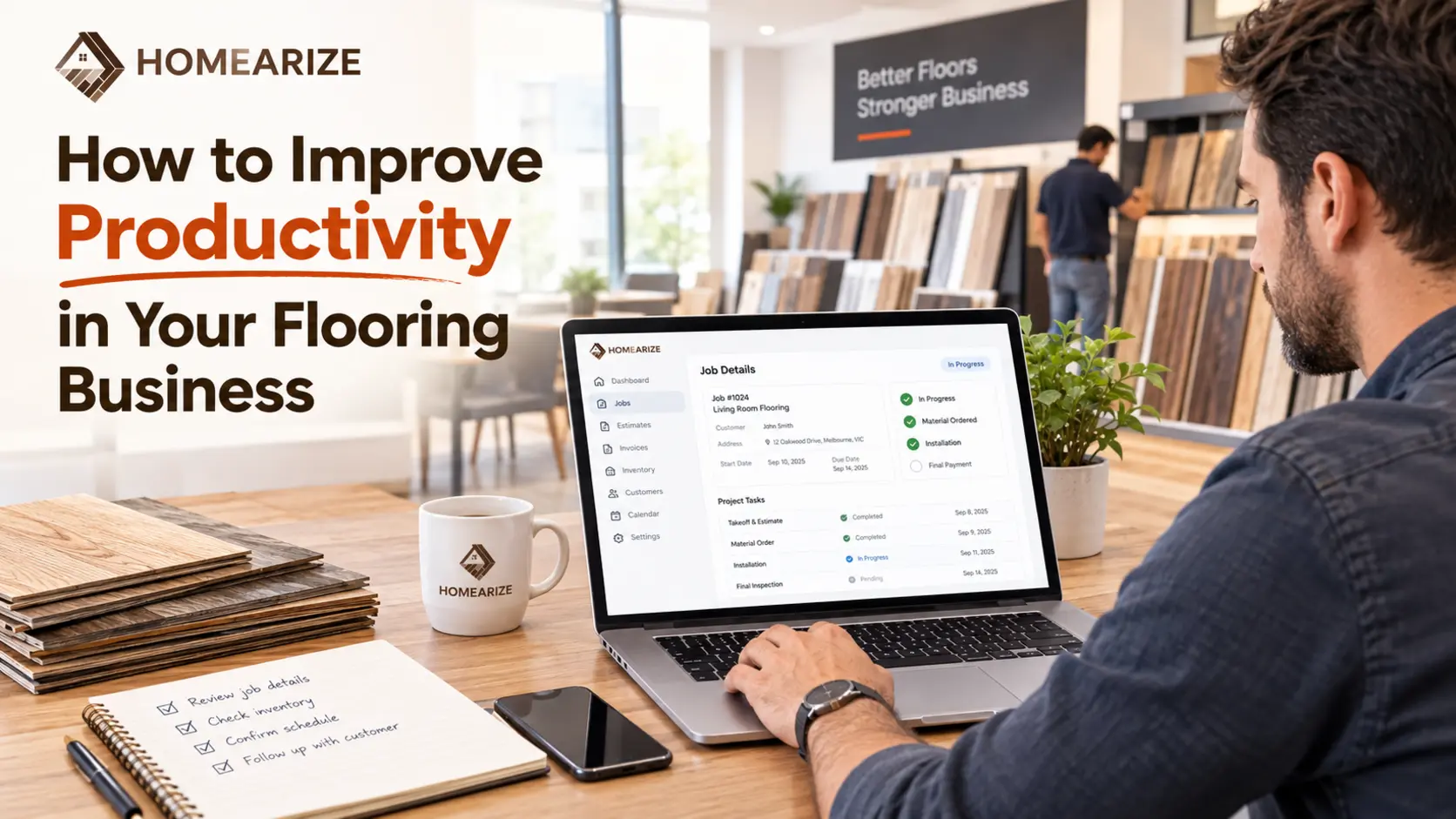 How to Improve Productivity in Your Flooring Business